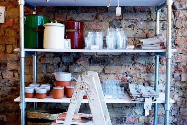 Interclamp tubes and fittings used as a storage solution